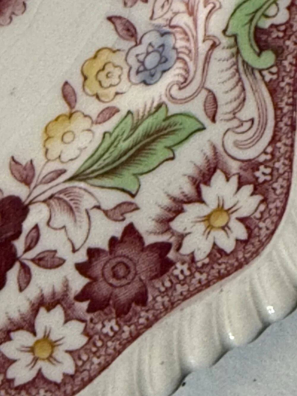 WINCHESTER Johnson Bros. square, Roped Edge,  salad or dessert plate Vintage